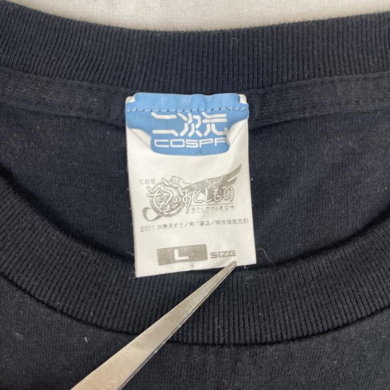 古着 USED Tシャツ 半袖 劇場版そらのおとしもの 時計じかけの哀女神 公式 アニメ Tシャツ L 黒 / ブラック / black メンズ USED 古着 中古 50165047