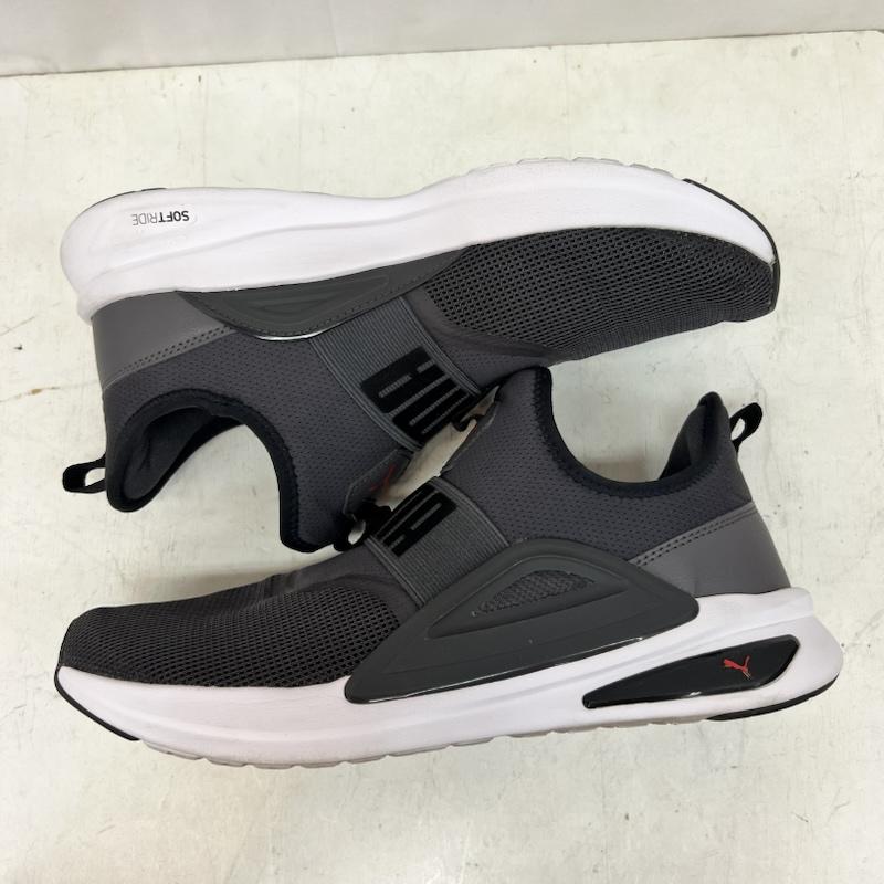 プーマ PUMA スニーカー スニーカー ソフトライド エンゾ EVO スリッポン 377875 29.0cm ダークグレー / ダークグレー / メンズ USED 古着 中古 50165050
