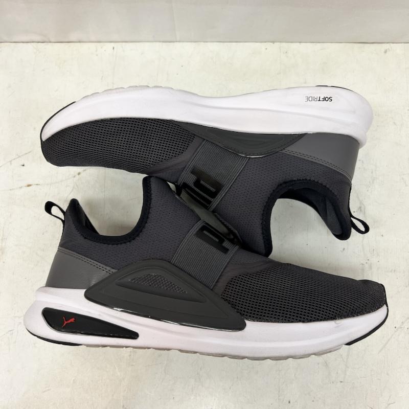 プーマ PUMA スニーカー スニーカー ソフトライド エンゾ EVO スリッポン 377875 29.0cm ダークグレー / ダークグレー / メンズ USED 古着 中古 50165050