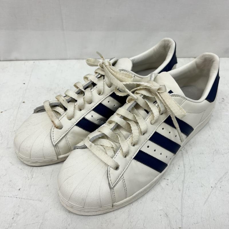 アディダス adidas スニーカー スニーカー スーパースター 82 SUPERSTAR GZ1537 27.5cm オフホワイト / オフホワイト / X 紺 / ネイビー / navy メンズ USED 古着 中古 50165052