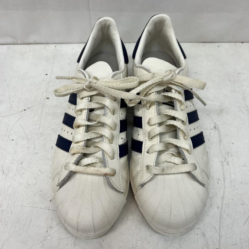 アディダス adidas スニーカー スニーカー スーパースター 82 SUPERSTAR GZ1537 27.5cm オフホワイト / オフホワイト / X 紺 / ネイビー / navy メンズ USED 古着 中古 50165052