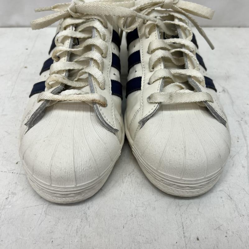 アディダス adidas スニーカー スニーカー スーパースター 82 SUPERSTAR GZ1537 27.5cm オフホワイト / オフホワイト / X 紺 / ネイビー / navy メンズ USED 古着 中古 50165052