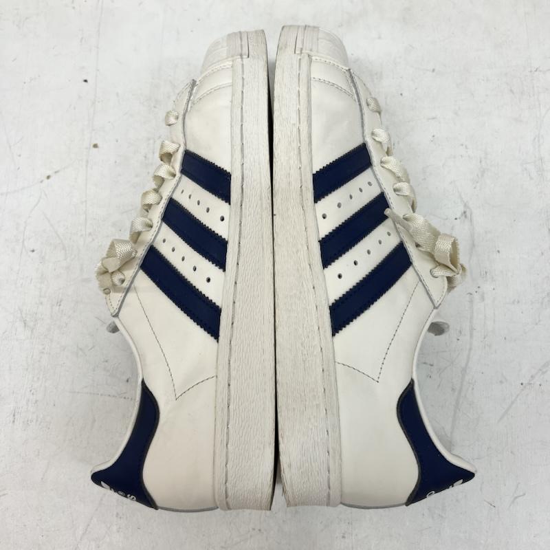 アディダス adidas スニーカー スニーカー スーパースター 82 SUPERSTAR GZ1537 27.5cm オフホワイト / オフホワイト / X 紺 / ネイビー / navy メンズ USED 古着 中古 50165052