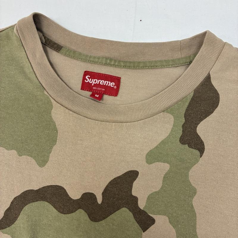 シュプリーム Supreme Tシャツ 半袖 19FW University S/S Top デザートカモ Tシャツ M メンズ USED 古着 中古 50165054