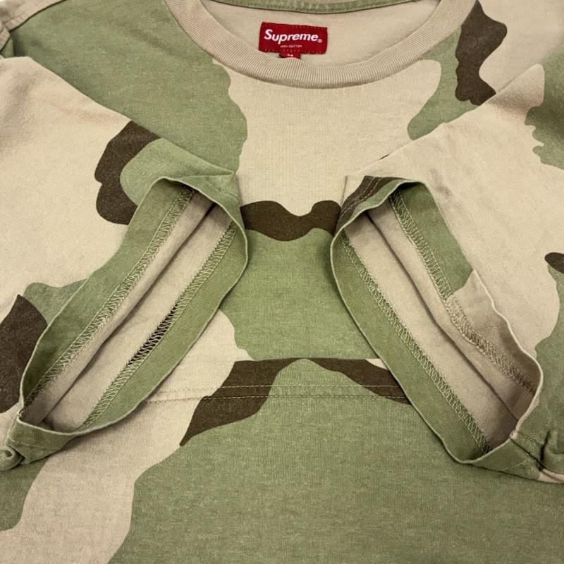 シュプリーム Supreme Tシャツ 半袖 19FW University S/S Top デザートカモ Tシャツ M メンズ USED 古着 中古 50165054