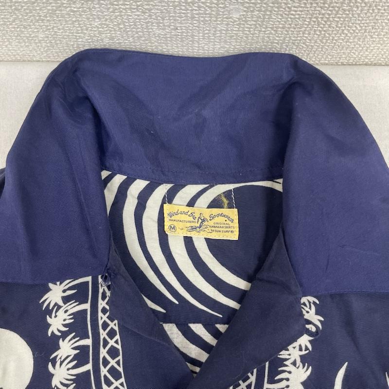 サンサーフ SUN SURF シャツ、ブラウス 半袖 M品番 東洋エンタープライズ レーヨン 総柄 アロハ シャツ m32923b M 紺 / ネイビー / navy メンズ USED 古着 中古 50165059