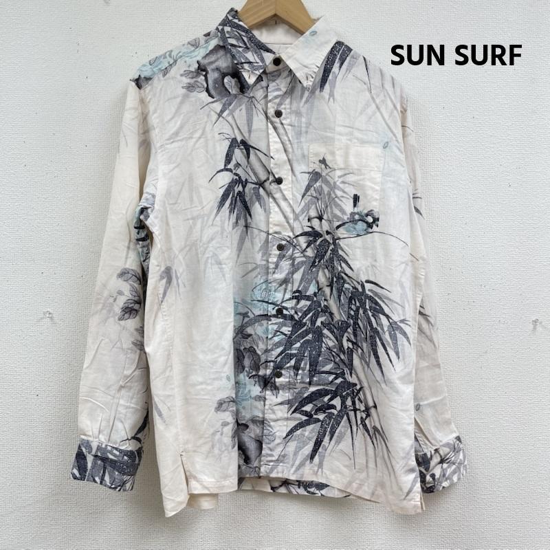 サンサーフ SUN SURF シャツ、ブラウス 長袖 水墨画 竹林 笹の葉 総柄 長袖 アロハ シャツ SS21719 M マルチカラー / マルチカラー / multicolor メンズ USED 古着 中古 50165061