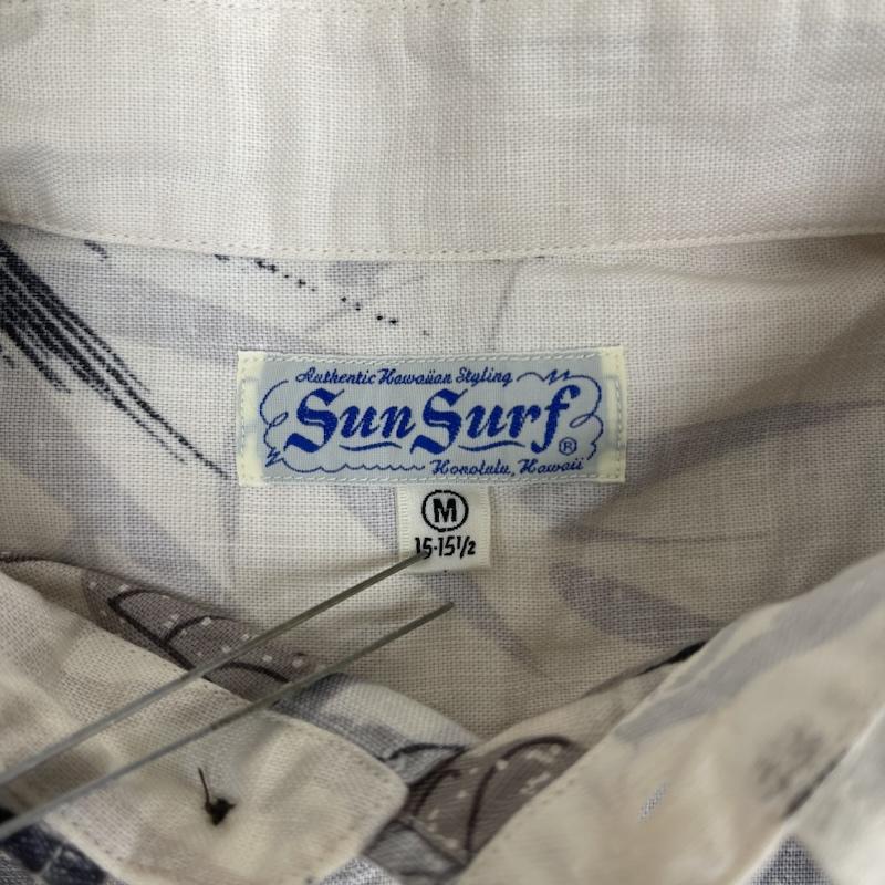 サンサーフ SUN SURF シャツ、ブラウス 長袖 水墨画 竹林 笹の葉 総柄 長袖 アロハ シャツ SS21719 M マルチカラー / マルチカラー / multicolor メンズ USED 古着 中古 50165061