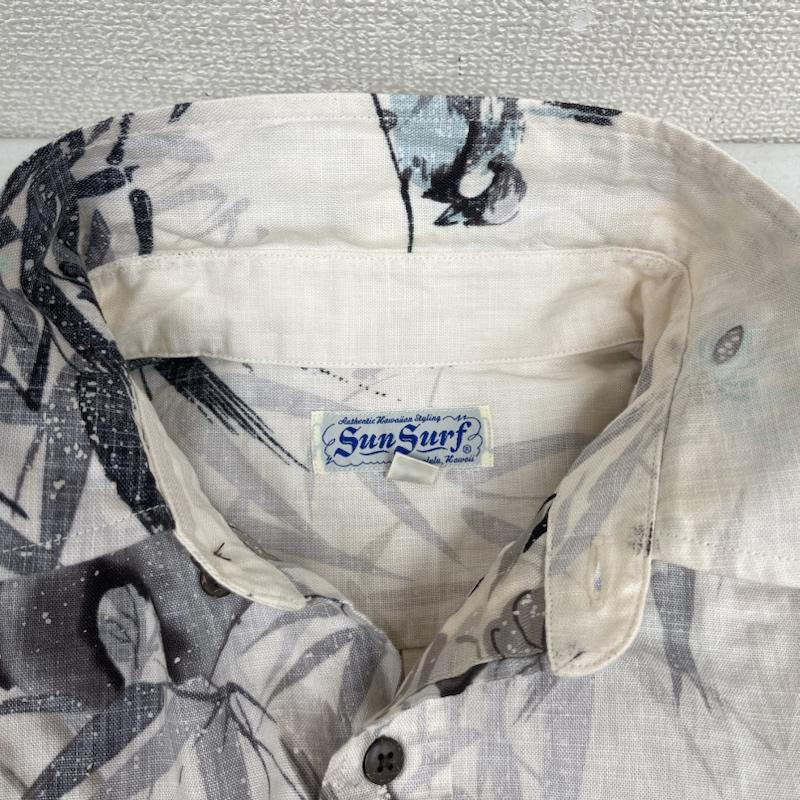 サンサーフ SUN SURF シャツ、ブラウス 長袖 水墨画 竹林 笹の葉 総柄 長袖 アロハ シャツ SS21719 M マルチカラー / マルチカラー / multicolor メンズ USED 古着 中古 50165061