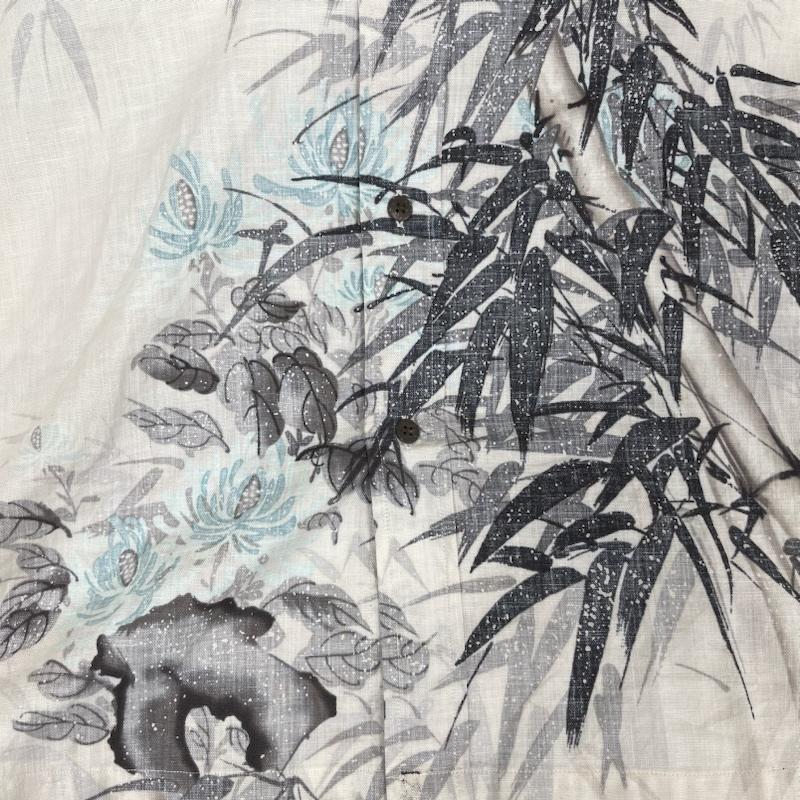 サンサーフ SUN SURF シャツ、ブラウス 長袖 水墨画 竹林 笹の葉 総柄 長袖 アロハ シャツ SS21719 M マルチカラー / マルチカラー / multicolor メンズ USED 古着 中古 50165061
