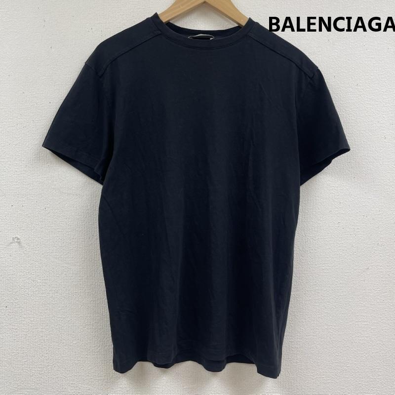 バレンシアガ BALENCIAGA Tシャツ 半袖 15SS スタンプ ロゴ Tシャツ 375853 TMK15 XS 黒 / ブラック / black メンズ USED 古着 中古 50165063