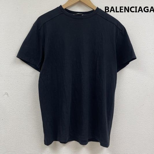 バレンシアガ BALENCIAGA Tシャツ 半袖 15SS スタンプ ロゴ Tシャツ 375853 TMK15 XS 黒 / ブラック / black メンズ USED 古着 中古 50165063
