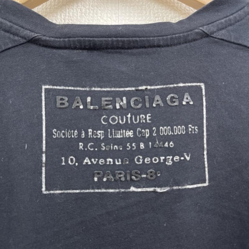 バレンシアガ BALENCIAGA Tシャツ 半袖 15SS スタンプ ロゴ Tシャツ 375853 TMK15 XS 黒 / ブラック / black メンズ USED 古着 中古 50165063