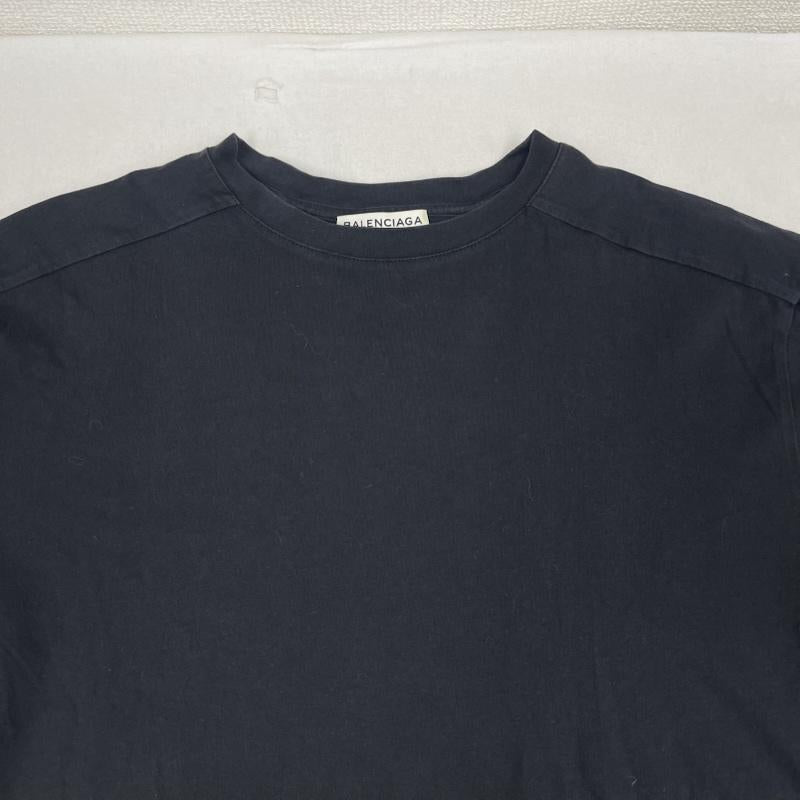 バレンシアガ BALENCIAGA Tシャツ 半袖 15SS スタンプ ロゴ Tシャツ 375853 TMK15 XS 黒 / ブラック / black メンズ USED 古着 中古 50165063