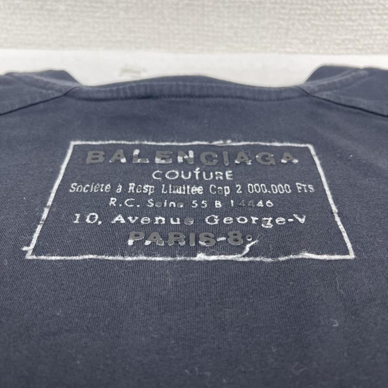 バレンシアガ BALENCIAGA Tシャツ 半袖 15SS スタンプ ロゴ Tシャツ 375853 TMK15 XS 黒 / ブラック / black メンズ USED 古着 中古 50165063