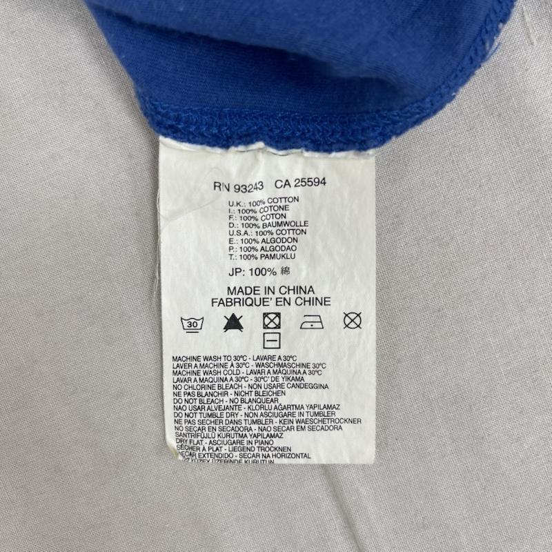 ディーゼル DIESEL Tシャツ 半袖 ブレイブマン モヒカン プリント Tシャツ カットソー y2k L 青 / ブルー / blue メンズ USED 古着 中古 50165064