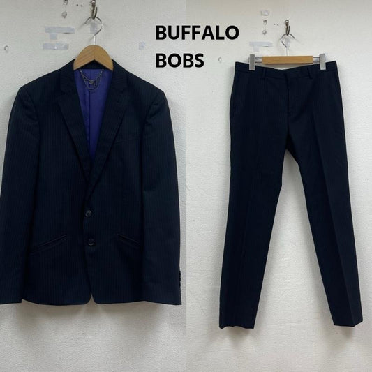 バッファローボブズ BUFFALO BOBS ジャケット、上着 ジャケット、ブレザー ストライプ柄 レース チェーン パンツ スーツ セットアップ S 黒 / ブラック / black メンズ USED 古着 中古 50165068