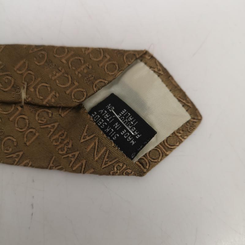 ドルチェアンドガッバーナ DOLCE&GABBANA ネクタイ ネクタイ ロゴ 総柄 シルク ネクタイ ピンナップガール - メンズ USED 古着 中古 50165077