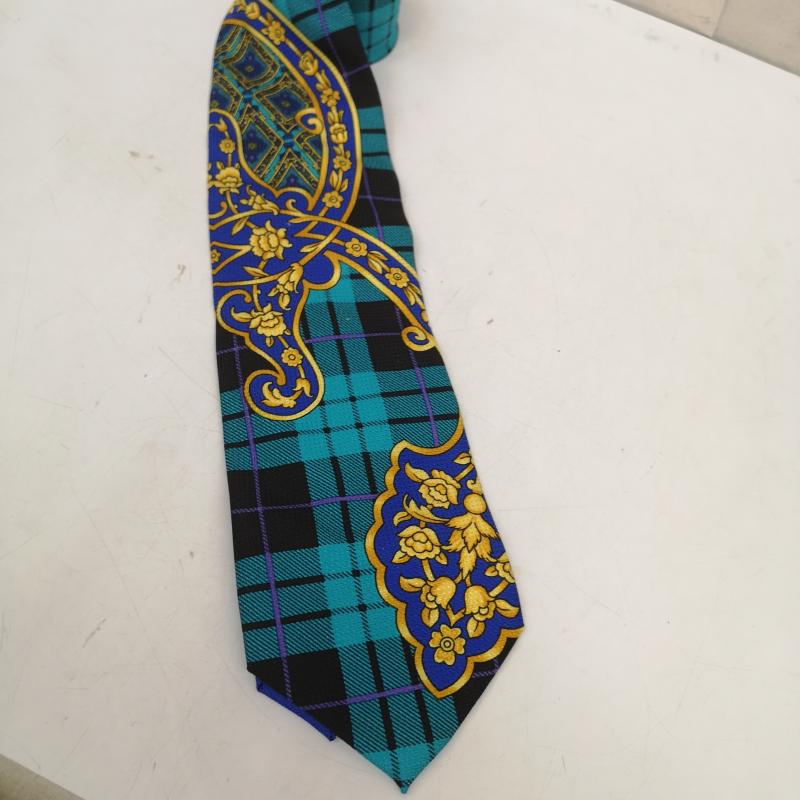 ジャンニヴェルサーチ GIANNI VERSACE ネクタイ ネクタイ バロック調 フローラル 装飾 シルク ネクタイ - メンズ USED 古着 中古 50165078