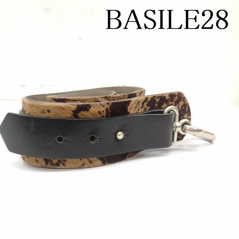 バジーレ BASILE ベルト・バックル ベルト 28 ハラコ レザー ベルト 85 - レディース USED 古着 中古 50165082