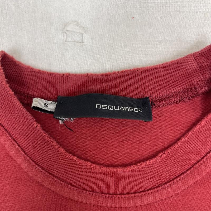 ディースクエアード DSQUARED2 Tシャツ 半袖 05aw イタリア製 MY SHEPHERD ジーザス イエス・キリスト Tシャツ S 赤 / レッド / red メンズ USED 古着 中古 50165087