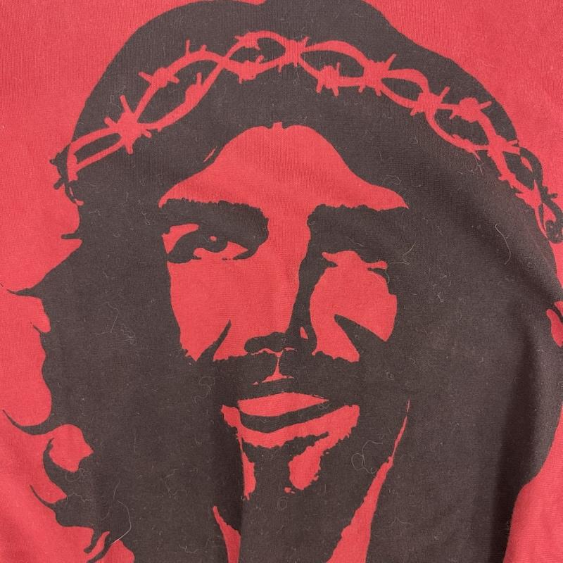 ディースクエアード DSQUARED2 Tシャツ 半袖 05aw イタリア製 MY SHEPHERD ジーザス イエス・キリスト Tシャツ S 赤 / レッド / red メンズ USED 古着 中古 50165087