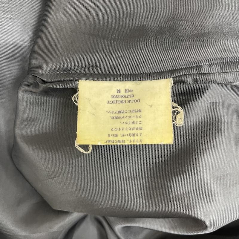 古着 USED ベスト ベスト DOLE PROJECT 豚皮 切り替え レザー ライダース ベスト 2 黒 / ブラック / black メンズ USED 古着 中古 50165091