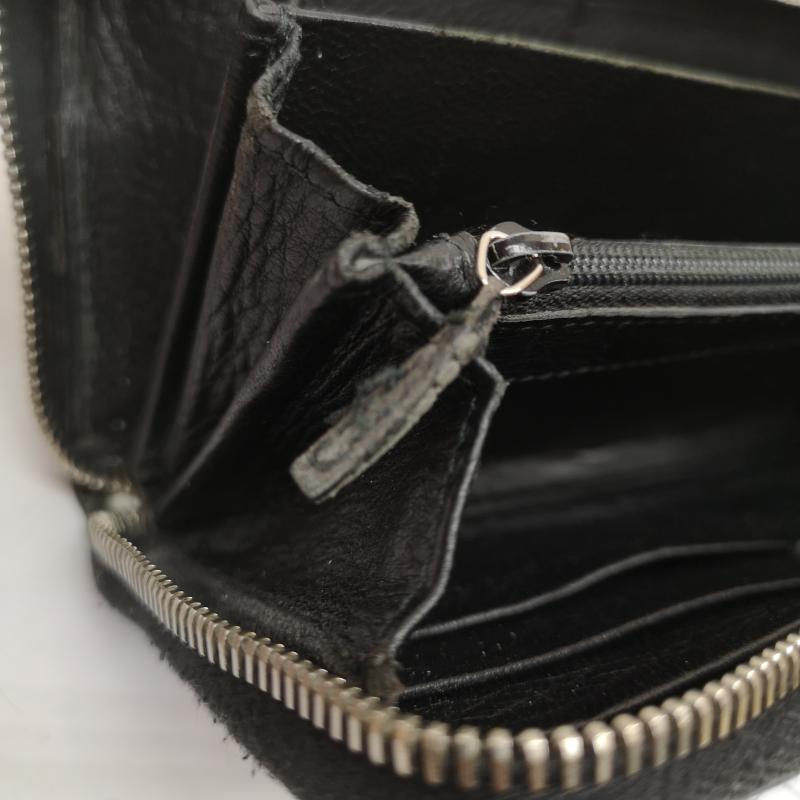 グッチ GUCCI 財布 長財布 268500 0416 GG ロゴ レザー ロング ウォレット 長財布 - 黒 / ブラック / black メンズ USED 古着 中古 50165092