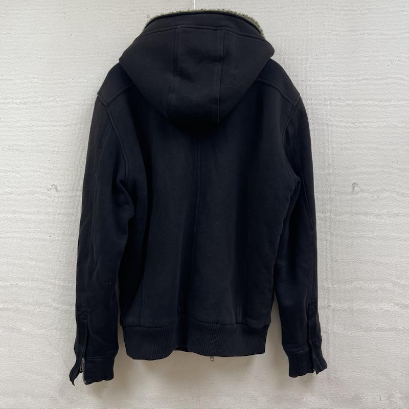 ディーゼル DIESEL ジャケット、上着 ジャンパー、ブルゾン 裏ボア フルジップ フーディー ブルゾン ジャケット アウター XXL 黒 / ブラック / black メンズ USED 古着 中古 50165094