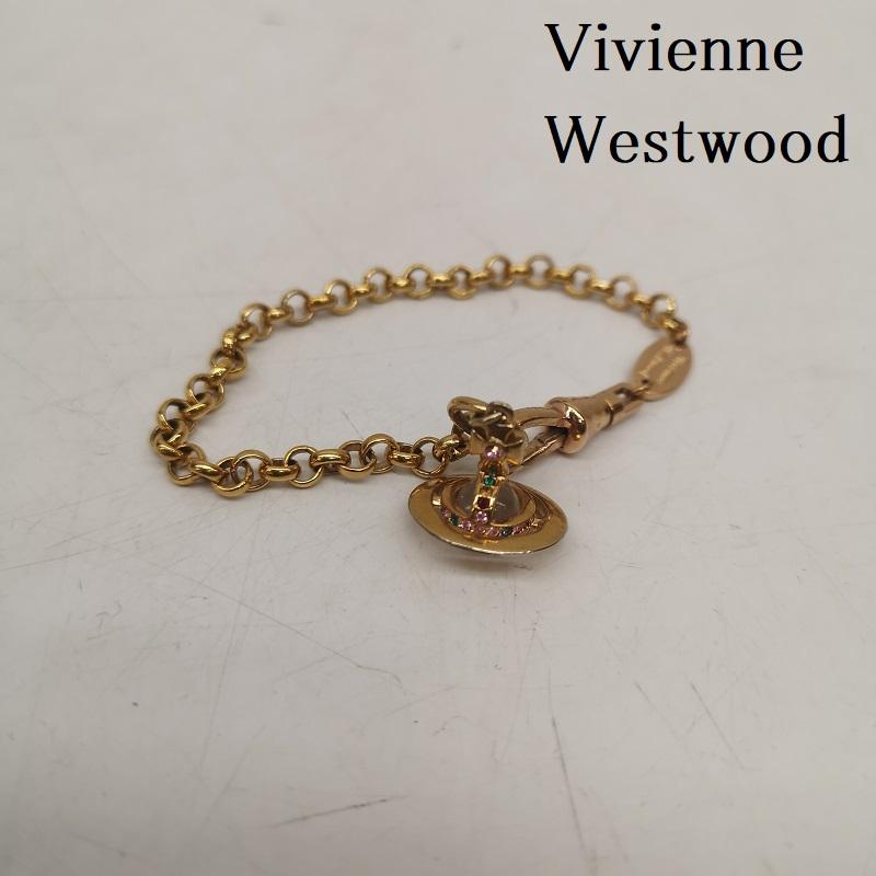 ヴィヴィアンウエストウッド Vivienne Westwood アクセサリー ブレスレット、バングル ゴールド ブレスレット オーブ 王冠 - 金 / ゴールド / gold color レディース USED 古着 中古 50165095
