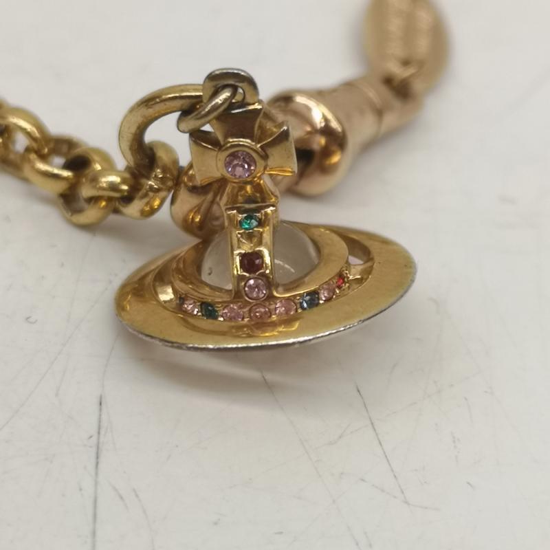 ヴィヴィアンウエストウッド Vivienne Westwood アクセサリー ブレスレット、バングル ゴールド ブレスレット オーブ 王冠 - 金 / ゴールド / gold color レディース USED 古着 中古 50165095