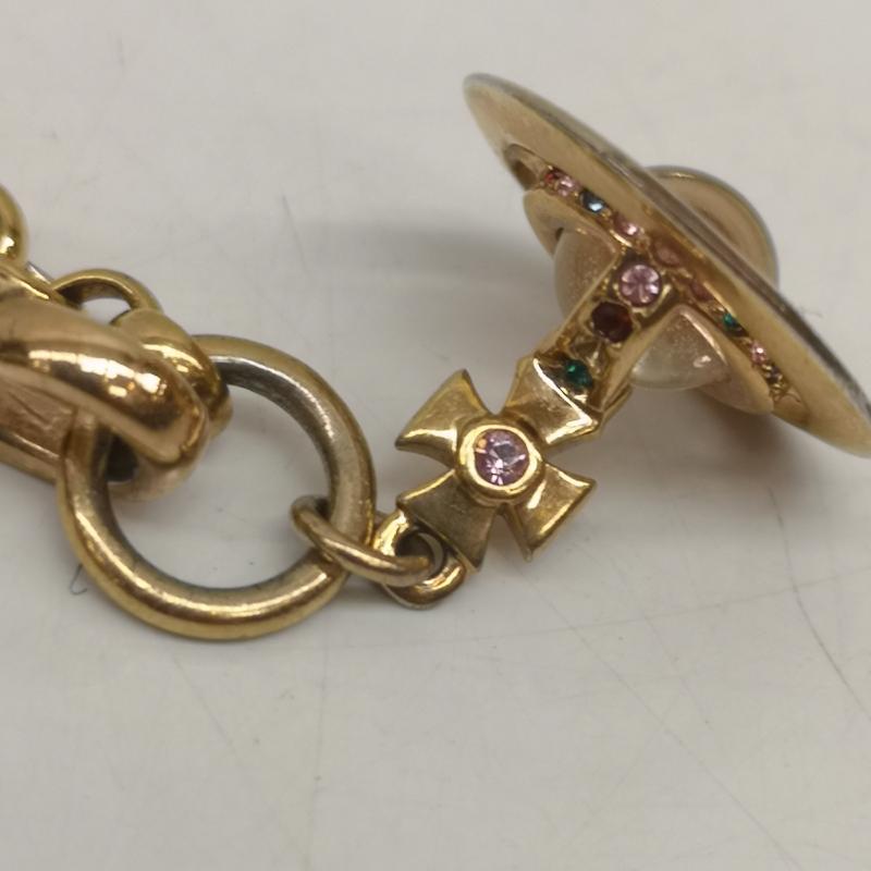 ヴィヴィアンウエストウッド Vivienne Westwood アクセサリー ブレスレット、バングル ゴールド ブレスレット オーブ 王冠 - 金 / ゴールド / gold color レディース USED 古着 中古 50165095