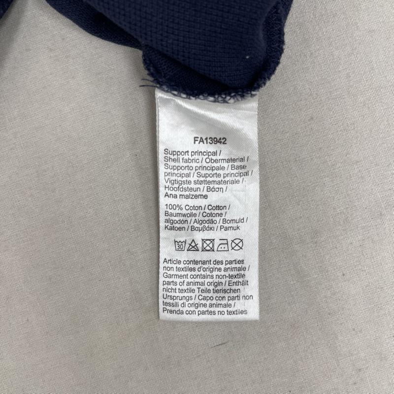 ラコステ LACOSTE ポロシャツ 半袖 クラシック フィット ロゴ刺繍 半袖 ポロシャツ l1212 M 紺 / ネイビー / navy メンズ USED 古着 中古 50165096