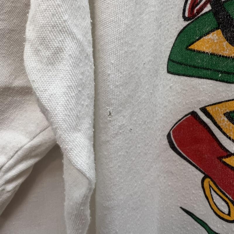 ヴィンテージ VINTAGE Tシャツ 半袖 90s ジャマイカ レゲエ Tシャツ ラスタカラー シングルステッチ - 白 / ホワイト / white メンズ USED 古着 中古 50165107