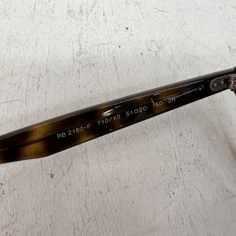 レイバン Ray-Ban めがね・サングラス サングラス RB2180-F べっ甲 サングラス - 茶 / ブラウン / brown X 青 / ブルー / blue メンズ USED 古着 中古 50165118