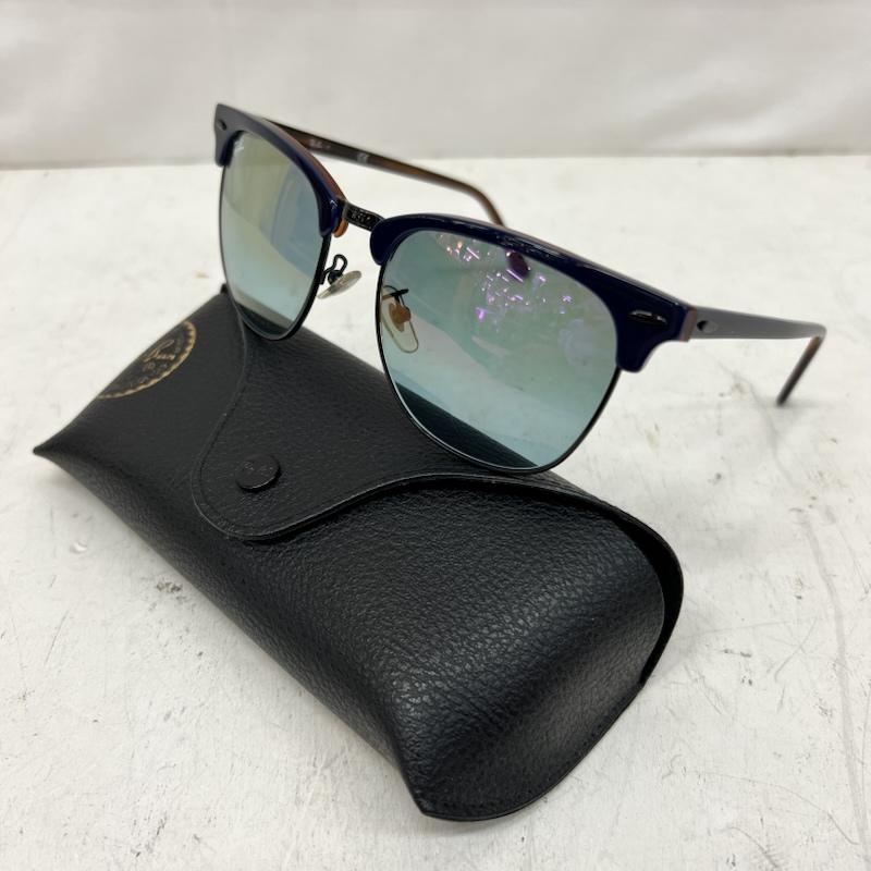 レイバン Ray-Ban めがね・サングラス サングラス CLUBMASTER クラブマスター RB3016 - 紺 / ネイビー / navy X 青 / ブルー / blue メンズ USED 古着 中古 50165120