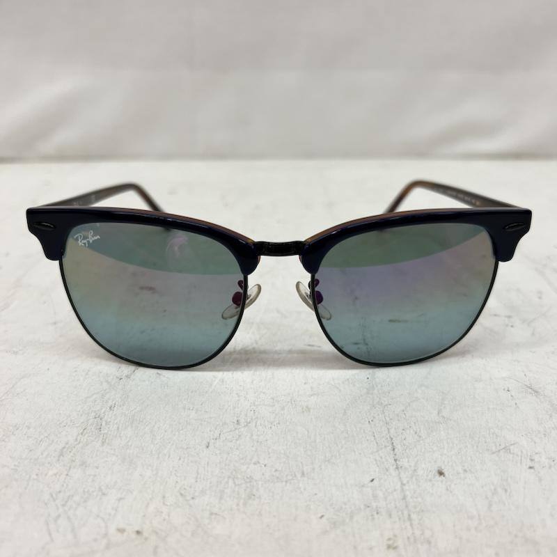 レイバン Ray-Ban めがね・サングラス サングラス CLUBMASTER クラブマスター RB3016 - 紺 / ネイビー / navy X 青 / ブルー / blue メンズ USED 古着 中古 50165120