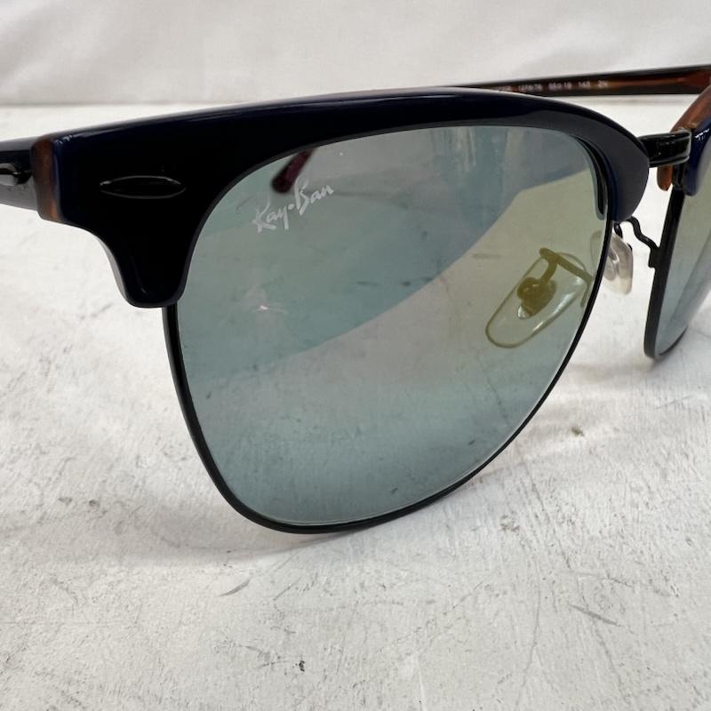 レイバン Ray-Ban めがね・サングラス サングラス CLUBMASTER クラブマスター RB3016 - 紺 / ネイビー / navy X 青 / ブルー / blue メンズ USED 古着 中古 50165120