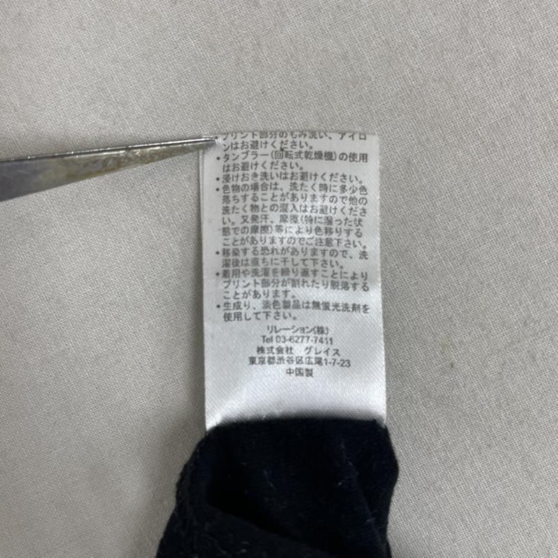 ロエン ROEN Tシャツ 半袖 ディズニーコラボ ティンカー ベル プリント Vネック Tシャツ 黒 / ブラック / black メンズ USED 古着 中古 50165122