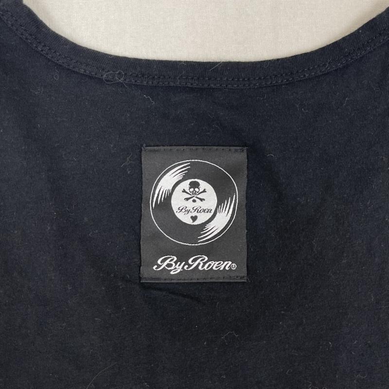 ロエン ROEN Tシャツ 半袖 ディズニーコラボ ティンカー ベル プリント Vネック Tシャツ 黒 / ブラック / black メンズ USED 古着 中古 50165122
