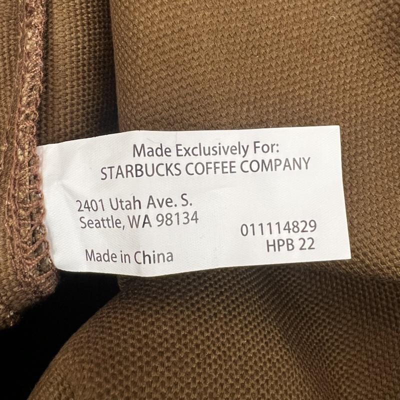 古着 USED トートバッグ トートバッグ Starbucks スターバックス キャンバストート シアトル1号店限定 - 茶 / ブラウン / brown レディース USED 古着 中古 50165124