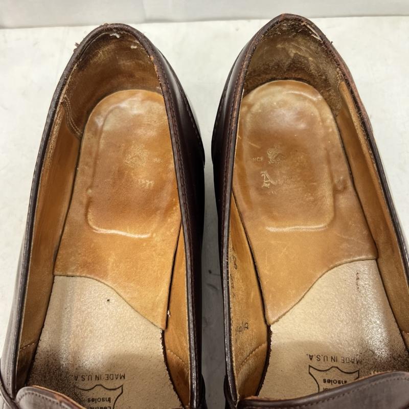 オールデン ALDEN ローファー ローファー USA製 ペニーローファー レザーシューズ US：9.5 茶 / ブラウン / brown メンズ USED 古着 中古 50165125