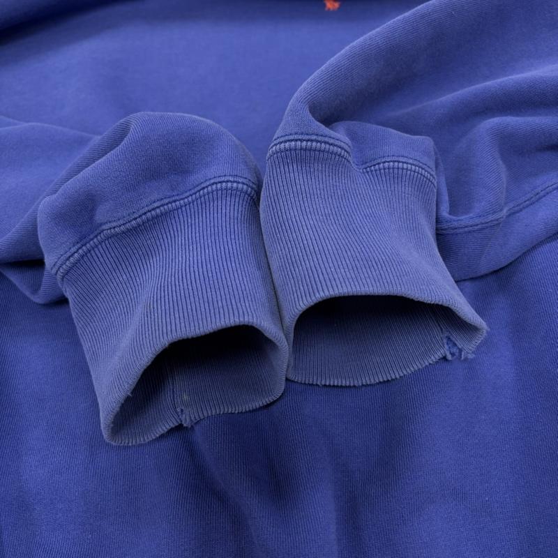 ポロバイラルフローレン Polo by RALPH LAUREN トレーナー 長袖 90s ラグラン スウェット トレーナー ポニー刺繍 裏起毛 ヴィンテージ XL ワンポイント X ロゴ、文字 X 刺繍 青 / ブルー / blue X 桃 / ピンク / pink メンズ USED 古着 中古 50165129