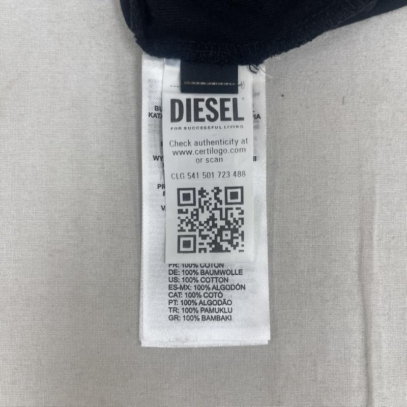 ディーゼル DIESEL タンクトップ タンクトップ T-BISCO-DD オーバル Dロゴ プレート ノースリーブ タンクトップ 黒 / ブラック / black メンズ USED 古着 中古 50165139