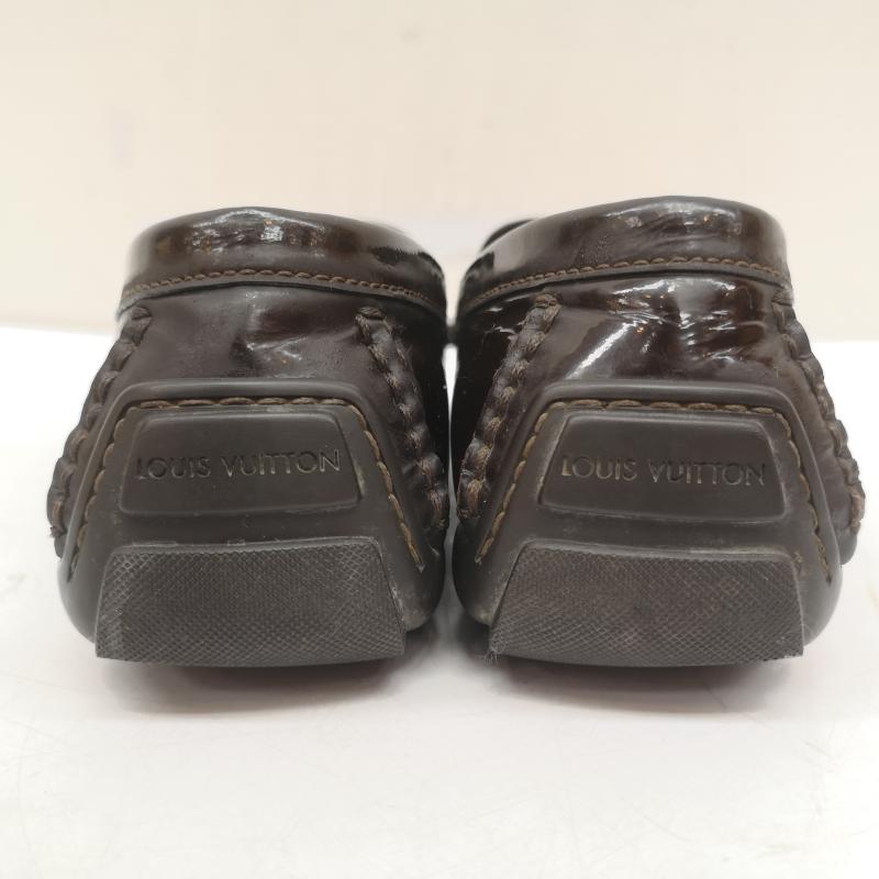 ルイヴィトン LOUIS VUITTON ローファー ローファー FA 0056 モノグラム パテント ローファー 37.5 24.0cm 茶 / ブラウン / brown レディース USED 古着 中古 50165148