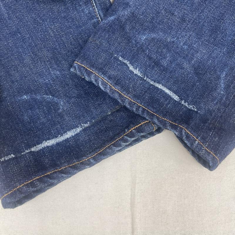 コジマジーンズ KOJIMAGENES パンツ デニム、ジーンズ 日本製 ジップフライ セルビッチ 赤耳 ストレート デニム パンツ 34 インディゴ / インディゴ / Indigo メンズ USED 古着 中古 50165152