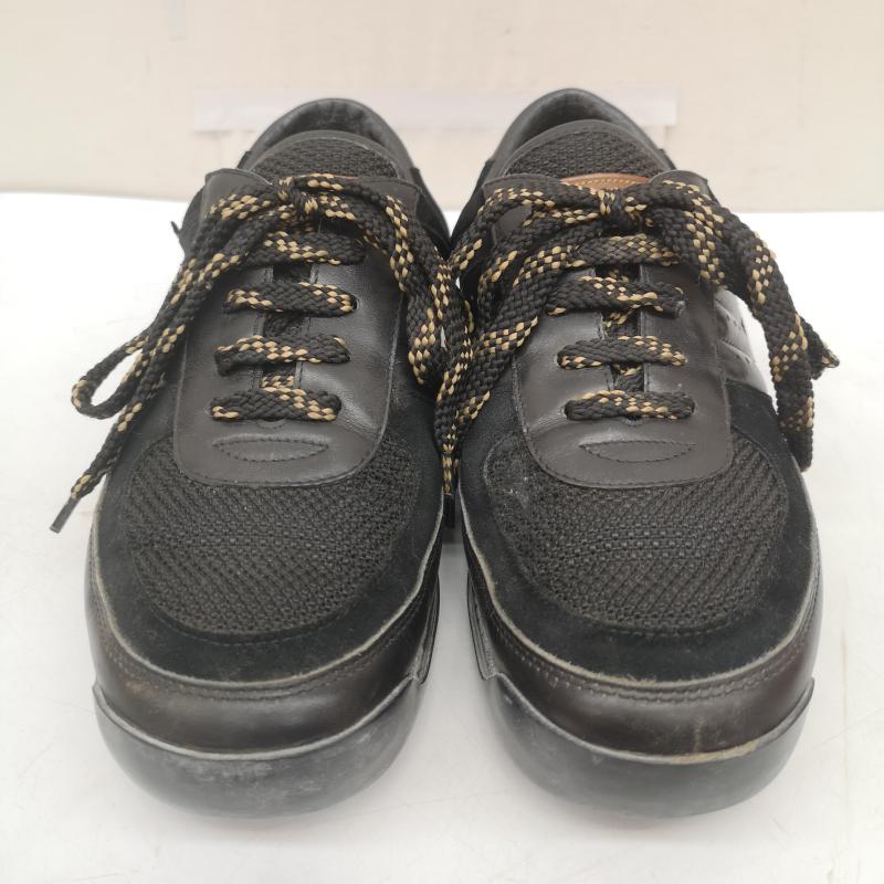 ルイヴィトン LOUIS VUITTON スニーカー スニーカー GO 0063 レザー スニーカー 37.5 24.0cm 黒 / ブラック / black レディース USED 古着 中古 50165153