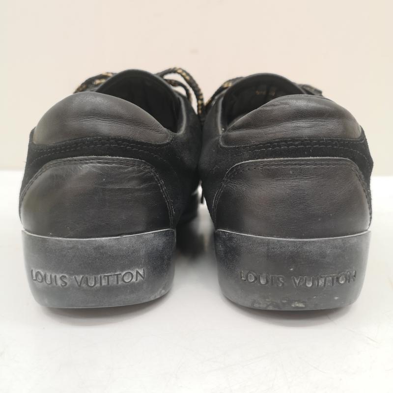 ルイヴィトン LOUIS VUITTON スニーカー スニーカー GO 0063 レザー スニーカー 37.5 24.0cm 黒 / ブラック / black レディース USED 古着 中古 50165153