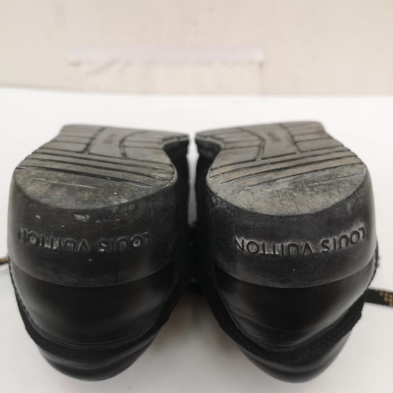 ルイヴィトン LOUIS VUITTON スニーカー スニーカー GO 0063 レザー スニーカー 37.5 24.0cm 黒 / ブラック / black レディース USED 古着 中古 50165153