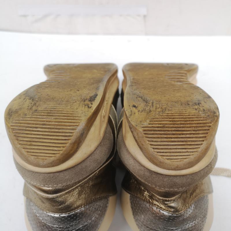ルイヴィトン LOUIS VUITTON スニーカー スニーカー MA0043 メタリック ハイカット スニーカー 38 24.5cm レディース USED 古着 中古 50165154